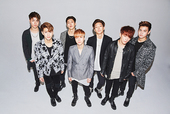 iKON　左からジュネ、ユニョン、B.I（ビーアイ）、ジナン、BOBBY（バビー）、ドンヒョク、チャヌ