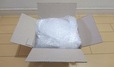 さっそく中を確認するとプチプチの緩衝材がたっぷりと出現【韓国落としもの体験記】