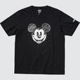モノクローム ミッキーマウス アート バイ ジョシュア・ヴィーダス UT グラフィックTシャツ(半袖・レギュラーフィット) 1,500円