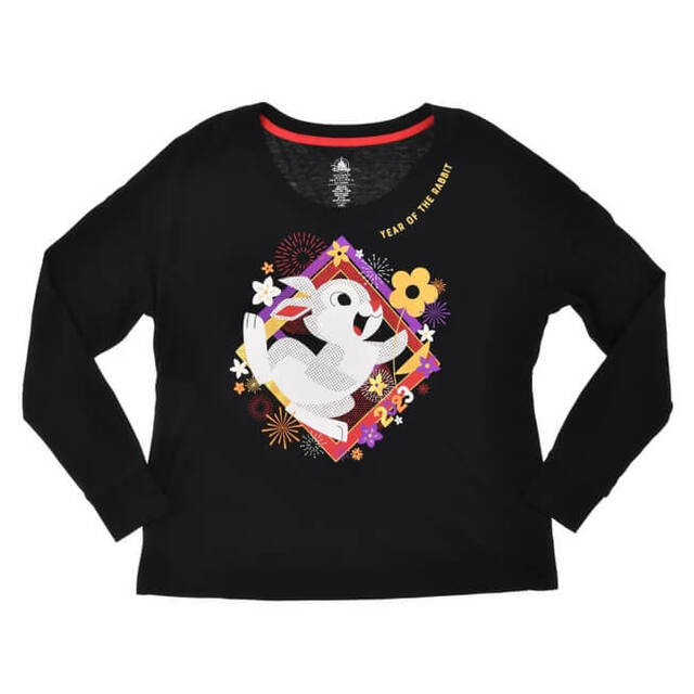 とんすけ 長袖Tシャツ ブラック M L Year of Rabbit 5,280円