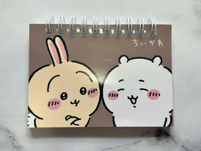 ちいかわリングメモ帳（横型）／税込110円