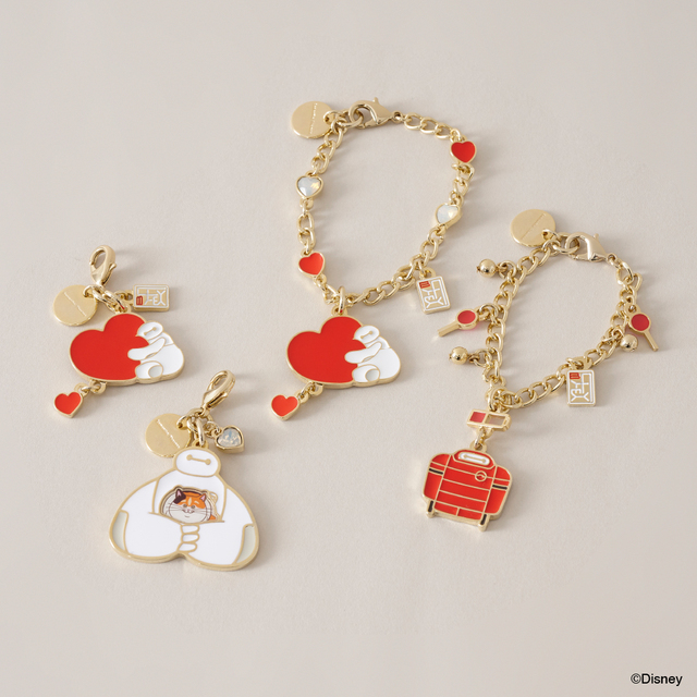 バッグチャーム 6,050円、ファスナーチャーム 4,400円｜サマンサタバサ ディズニー「ベイマックス」コレクション