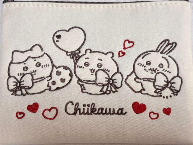 昨年のバレンタインにちいかわ公式Xにアップされた人気のイラストが刺繍されたデザイン！