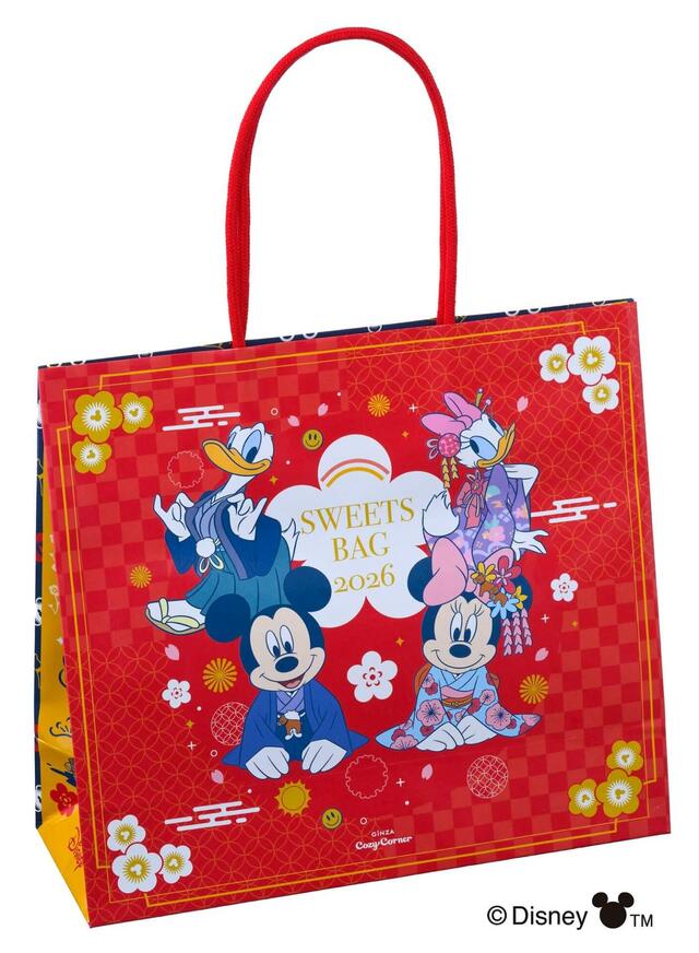 銀座コージーコーナー＜ディズニー＞新春スイーツバッグ 1,080円