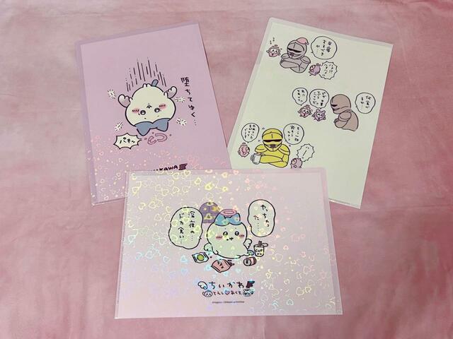 【ちいかわ てんし♡あくま@東京駅】ちいかわ てんし♡あくま ホログラムA4クリアファイル/裏面にもイラスト&キラキラホログラムが夢かわいい♡