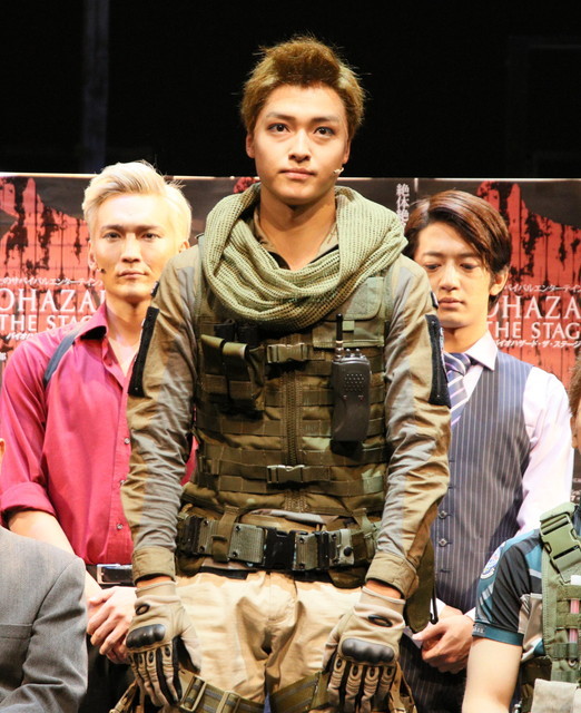 『BIOHAZARD THE STAGE』／会見の様子　栗山航