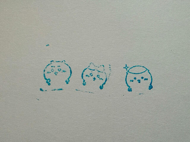 【ちいかわ スタンプブック】表情豊かなシリーズ。くりまんじゅうもいます♪