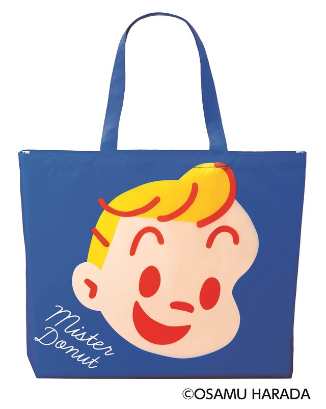 『ミスド×原田治　エコバッグ』ブルー