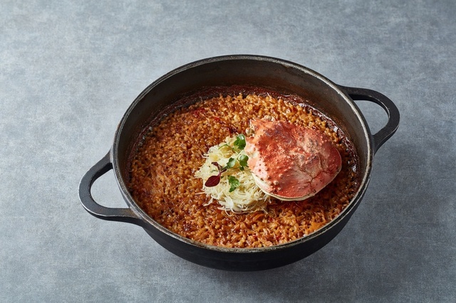 松葉がにのパエリア