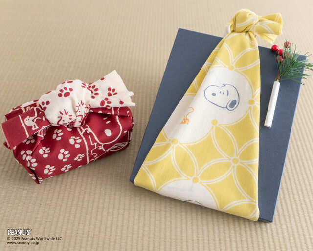 【かまわぬ PEANUTS vol.8】スヌーピー七宝・スヌーピー切継小紋/縁起の良い“七宝柄”も!