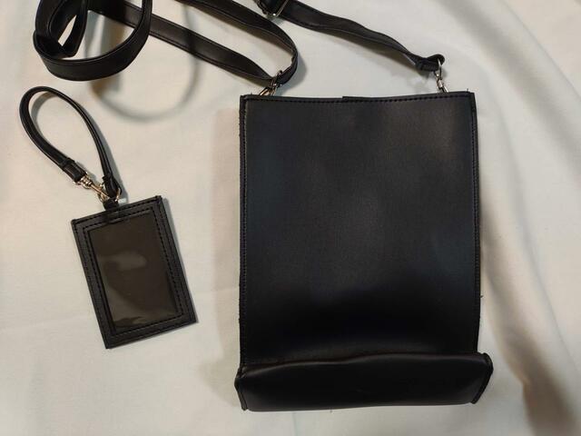 【MILKFED.（ミルクフェド）ショルダーバッグ＆カードホルダー】シンプルで飽きのこないデザイン