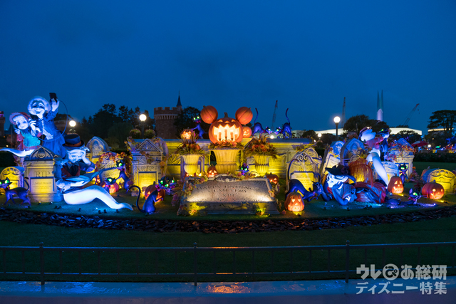 東京ディズニーランド「ディズニー・ハロウィーン」夜景（2018年）