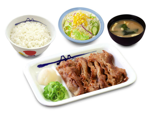 【松屋の人気メニューランキング 9位】「牛焼肉定食」890円(税込)