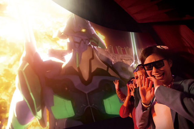 『エヴァンゲリオン・ザ・リアル 4-D』 ©カラー 画像提供:ユニバーサル・スタジオ・ジャパン