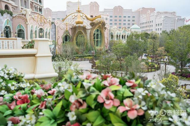 東京ディズニーシー・ファンタジースプリングスホテル　グランドシャトーの客室からの景色