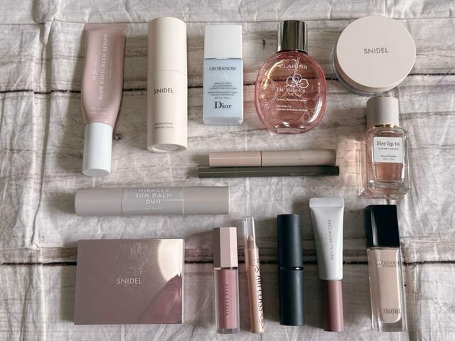 これだけのコスメが収納できちゃいました！