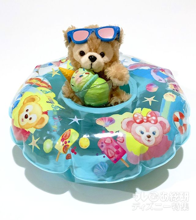 「ダッフィーのサニーファン」スーベニアコースターとぬいぐるみストラップ