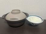 【MIクリエーションズ レンジ調理鍋】雑炊用のご飯を用意