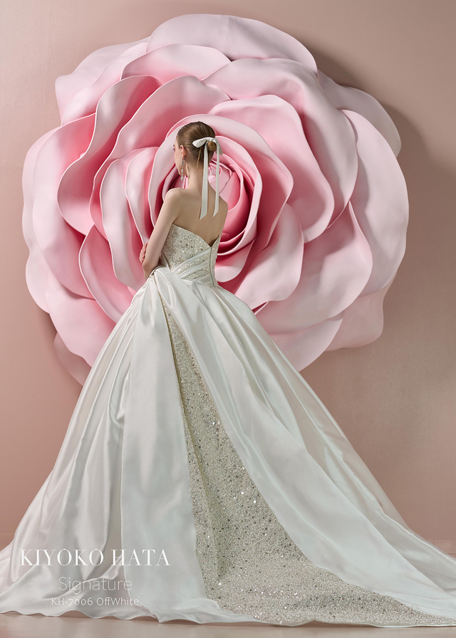 【クラウディア】KIYOKO HATA(キヨコハタ)新作ウェディングドレス|KH-7006_offwhite