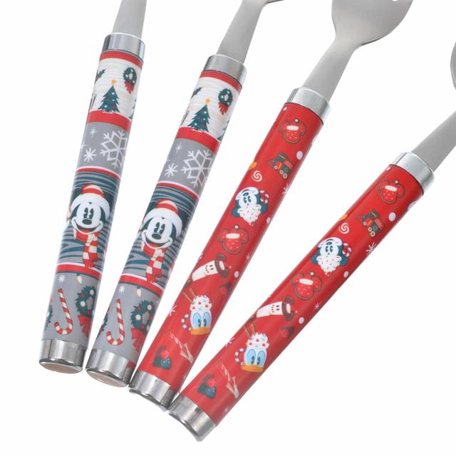 ミッキー＆フレンズ カトラリーセット Disney Christmas 2021／2,200円