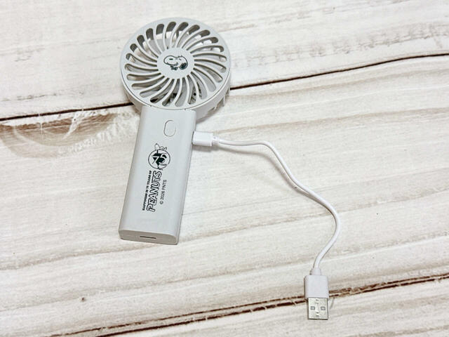 USB充電ケーブル付きなので、自分で用意しなくても良いのがありがたい♪