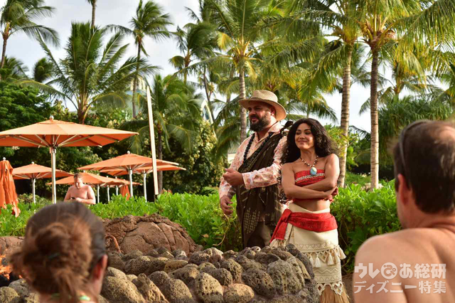 アンクルとモアナに会える「モオレロ・ファイヤーサイド・ストーリー・ウィズ・モアナ」