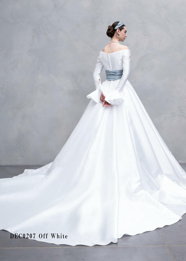 クラウディア｜「Clef a decor-クレアデコール」新作ウェディングドレス｜DEC0207_Offwhite