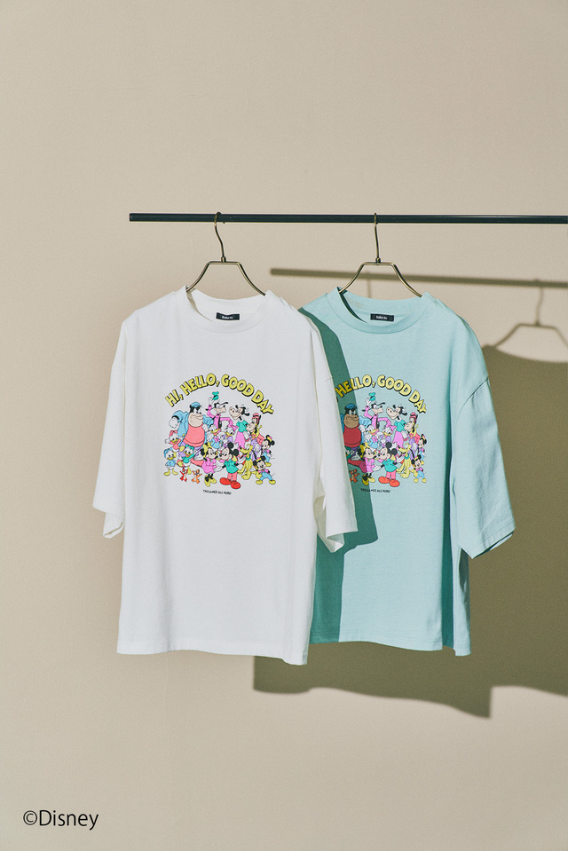 【 Disney 】フロントプリントビッグTシャツ