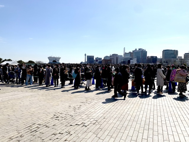 パンのフェス恒例!ペニーレインの大行列。