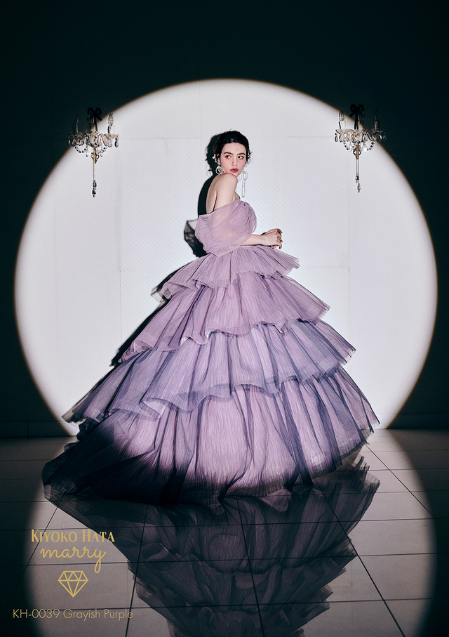 KIYOKO HATA（キヨコハタ）×marry（マリー）新作ウェディングドレス　KH-0039_GrayishPurple