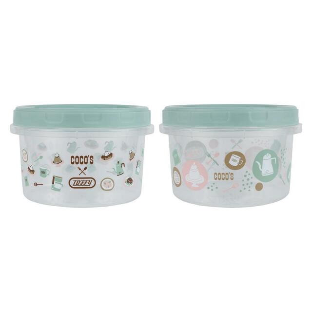 「Toffy(トフィー)コラボ オリジナルコンテナ2個セット」＜3,637円（税込4,000円）＞【ココス×Toffy(トフィー)コラボ 冬の福袋】