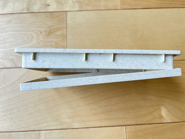 【3COINS 　KonMari×3COINS ECO素材スリムゴミ箱】枠は簡単に外れる