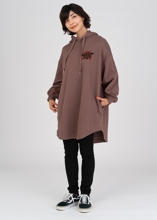 オーバーサイズ長袖パーカー「テディ」5,900 円(税込)(サイズ：Free)