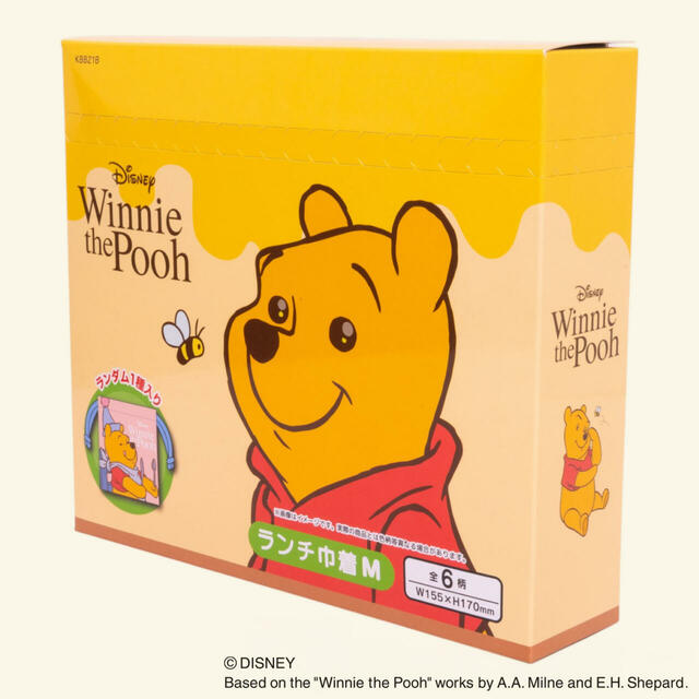ミステリーボックス ランチ巾着L「くまのプーさん」1,420円