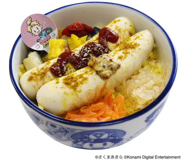 桃太郎電鉄ワールドぶっとび丼［ドイツ ソーセージ丼］  (1人前)1,600円【阪神の有名駅弁とうまいもんまつり」】