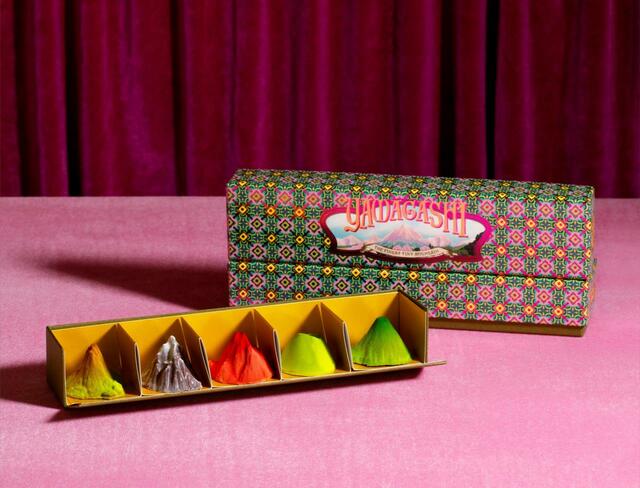 「雛山セット（5 個入）」＜¥3,780（税込）＞【Shorakuenʼ s The Utopian Hidden Mountains】