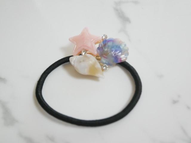 【3COINS（スリーコインズ）】マリンモチーフ３つポニー