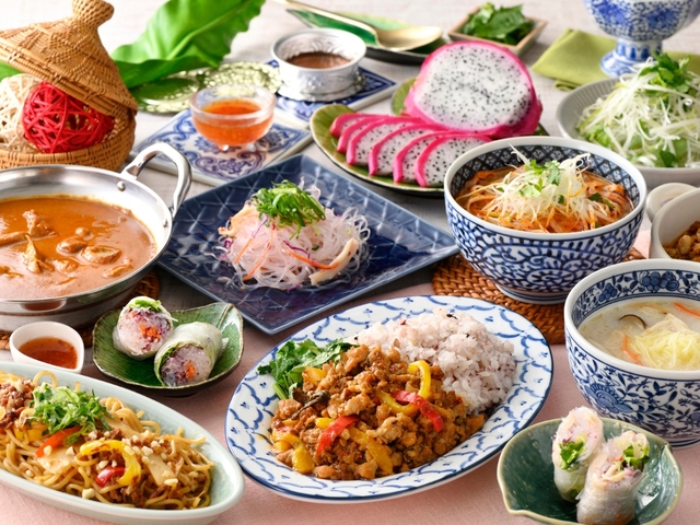 「アジアンメニューイメージ」【ニラックスブッフェが「行ったつもりでアジアンフェア」開催】