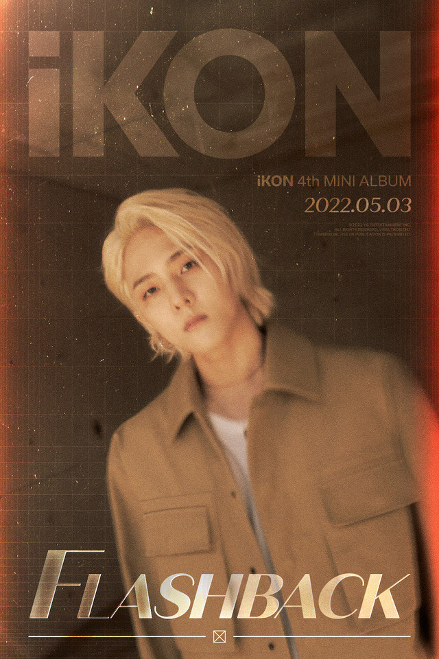 iKON『FLASHBACK』リリースポスター（DK）
