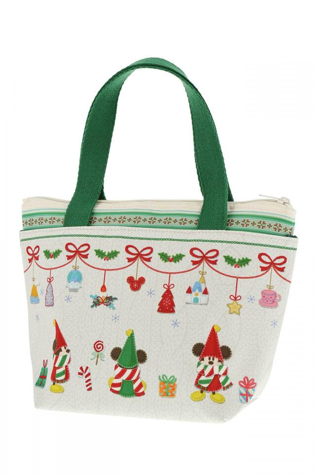 スーベニアランチケース 対象セットにプラス1,300円｜「ディズニー・クリスマス」スペシャルメニュー｜東京ディズニーリゾート40周年“ドリームゴーラウンド”｜販売店舗：東京ディズニーランド「リフレッシュメントコーナー」、東京ディズニーシー「ニューヨーク・デリ」｜販売期間：2023年11月1日（水）〜12月25日（月）