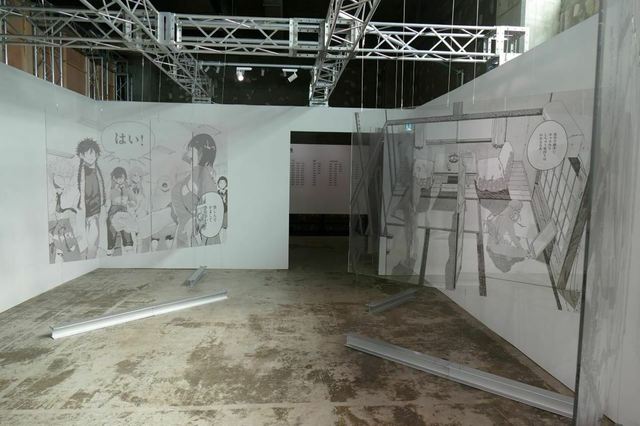 没入感たっぷりの巨大複製原画