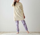 レディース肌側綿フリースチュニックパジャマ(選べるキャラクター)｜￥4,990 （税込）