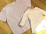 【GU カラーTシャツ】女の子との親子コーデはピンクを取り入れて