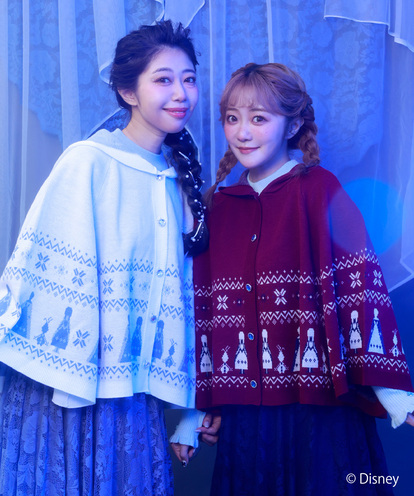axes femme】の「アナ雪新作」がかわいすぎる！ケープ＆ミトン