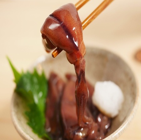 ホタルイカの醤油漬け【海鮮れすとらん「魚のます」のお刺身食べ放題】