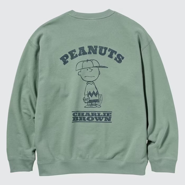 ピーナッツ チャーリー・ブラウンズ・ベースボール・チーム スウェットシャツ|2,990円|ユニクロUT「ピーナッツ チャーリー・ブラウンズ・ベースボール・チーム」コレクション