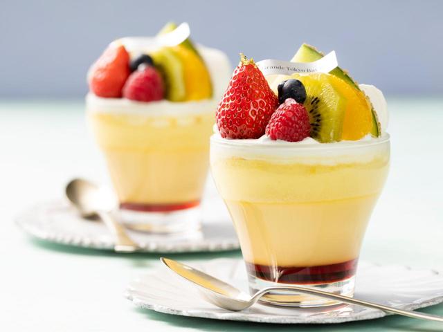 スフレチーズとハチミツプリン