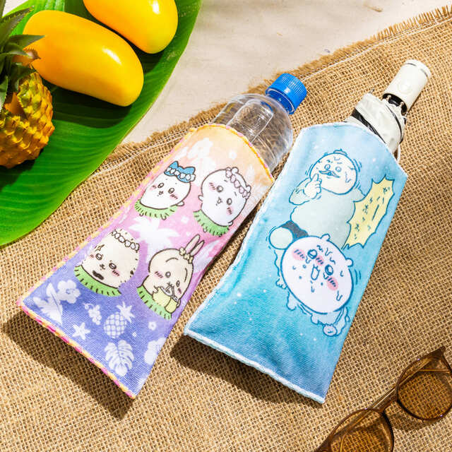 【ちいかわ新商品『映画ちいかわ 人魚の島のひみつ』】吸水ボトルタオル 2種 各1,320円