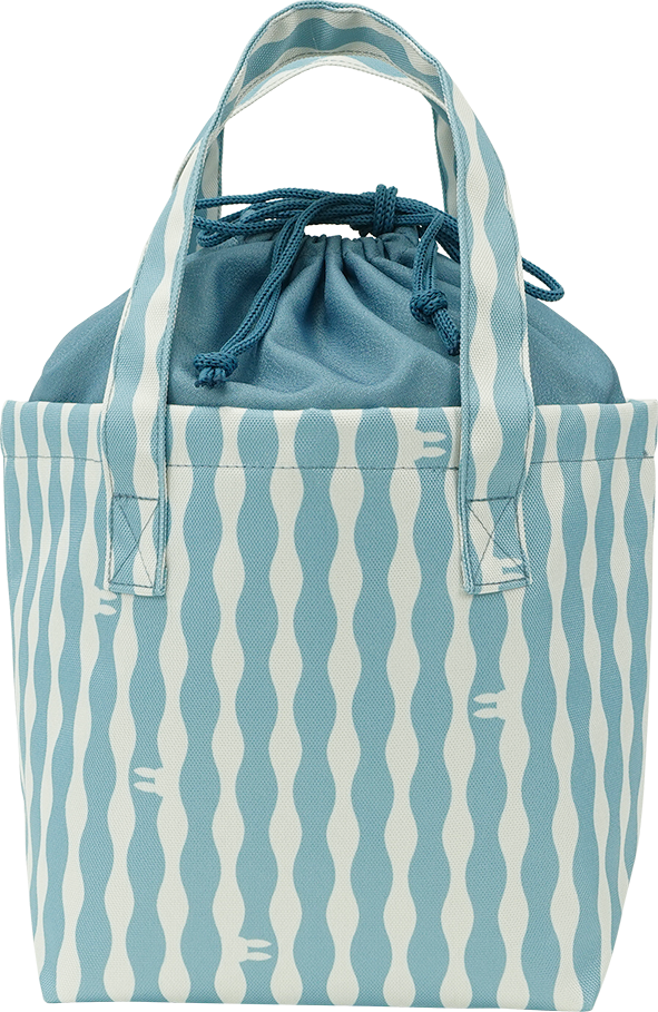 「巾着バッグ」＜サイズ：タテ210×ヨコ320×マチ130mm＞【【なか卯】3,000円分お食事券付き！うさぎ柄の巾着バッグに入った「なか卯の福袋」販売決定！】