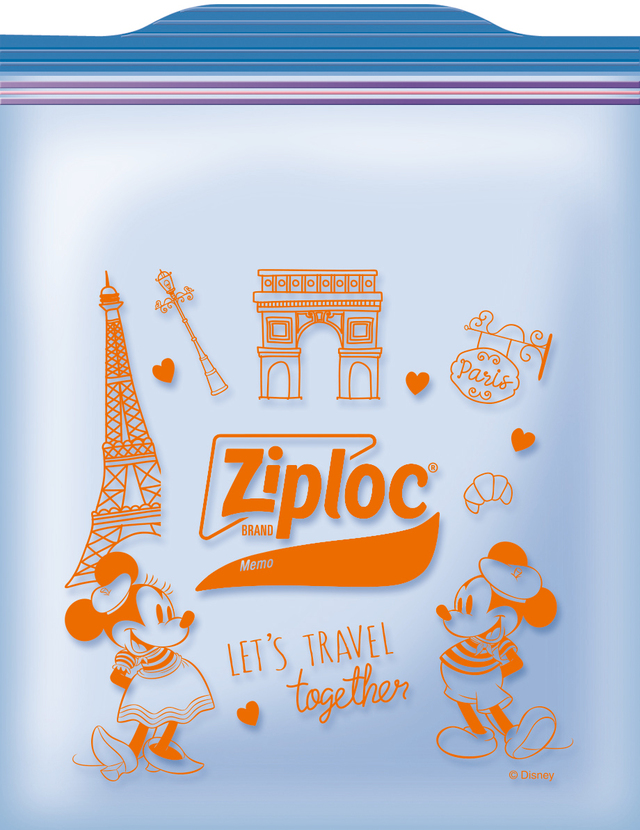 ジップロック フリーザーバッグ M　40枚入 ＜Disney＞ 24